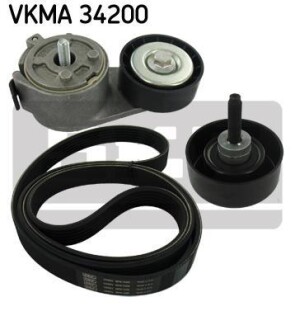 Комплект ремня генератора SKF VKMA 34200