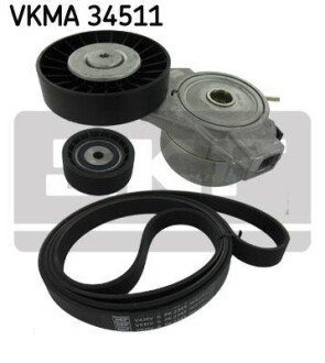 Комплект ремня генератора SKF VKMA 34511