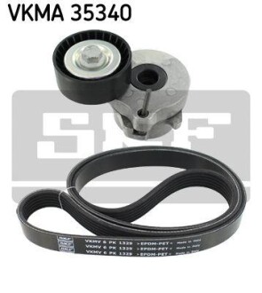 Комплект ремня генератора SKF VKMA 35340