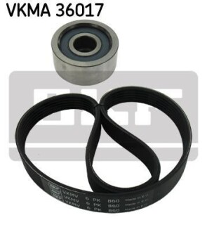 Комплект ремня генератора SKF VKMA 36017