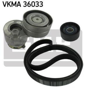 Комплект ремня генератора SKF VKMA 36033