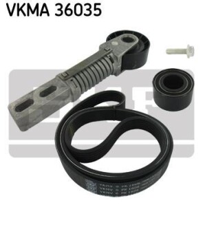 Комплект ремня генератора SKF VKMA 36035