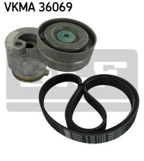 Комплект ремня генератора SKF VKMA 36069