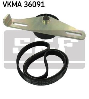 Комплект ремня генератора SKF VKMA 36091