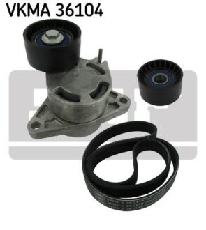 Комплект ремня генератора SKF VKMA 36104