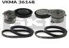 Комплект ремня генератора SKF VKMA 36148 (фото 1)