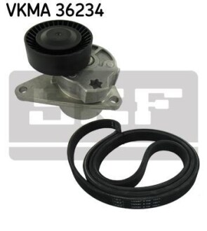 Комплект ремня генератора SKF VKMA 36234