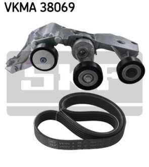 Комплект ремня генератора SKF VKMA 38069