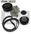 Комплект ремня генератора SKF VKMA 38202 (фото 1)