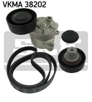 Комплект ремня генератора SKF VKMA 38202