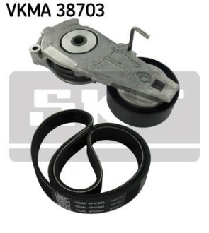 Комплект ремня генератора SKF VKMA 38703