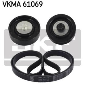 Комплект ремня генератора SKF VKMA 61069