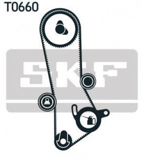 Комплект ГРМ (ремінь + ролик) SKF VKMA 91201