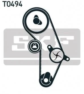 Комплект ГРМ (ремінь+ролик))) SKF VKMA 95623