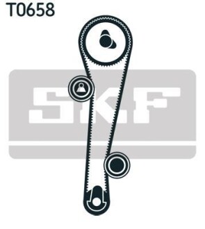 Комплект ремня ГРМ SKF VKMA 95655