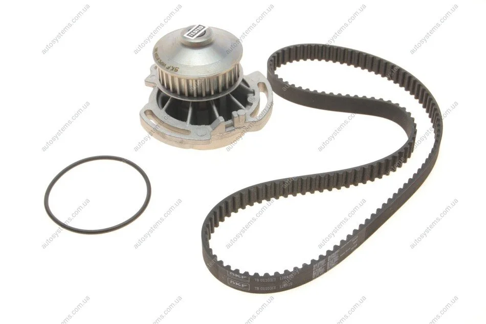 Комплект ГРМ + помпа VW Golf/Jetta/Polo 86-97 (19x128z) SKF VKMC 01103 (фото 1)