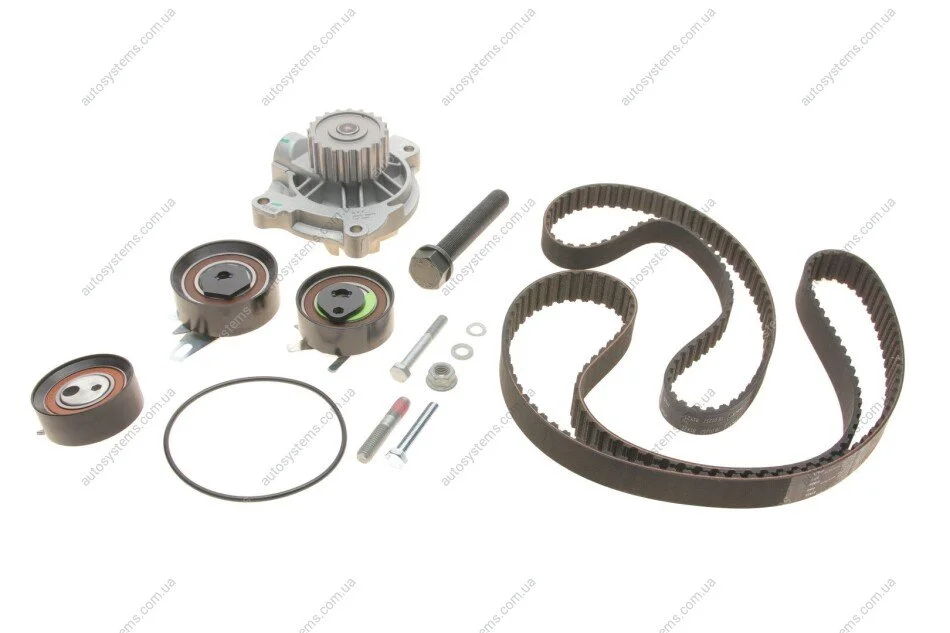 Комплект ГРМ + ТНВД + помпа VW LT 2.5SDI/VW T4 2.5 TDI 96-06 (26.5x122z/21x81z) (3 ролика+2 ременя) SKF VKMC 01258-1 (фото 1)