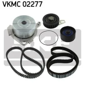 Ремень ГРМ, комплект с водяным насосом SKF VKMC 02277