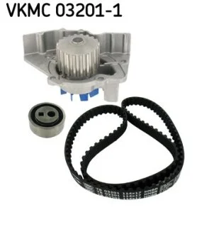 Ремень ГРМ, комплект с водяным насосом SKF VKMC 03201-1