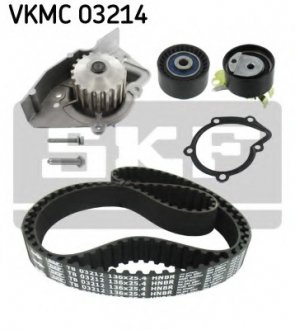 Комплект ГРМ, пас+ролик+помпа SKF VKMC 03214