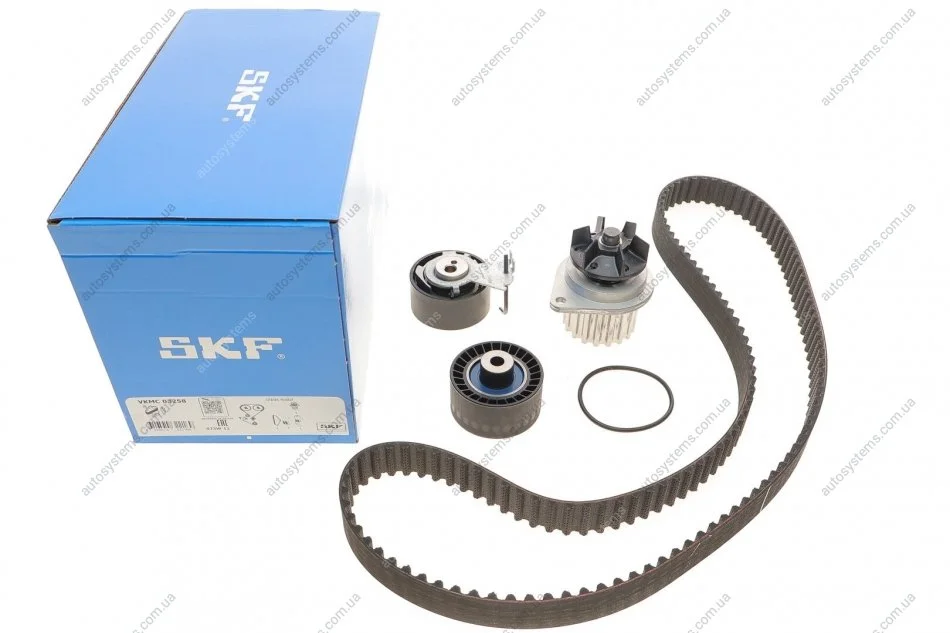Комплект ГРМ + помпа Citroen C4/Peugeot 307 1.4 16V 03- (25.4x135z) SKF VKMC 03258 (фото 1)