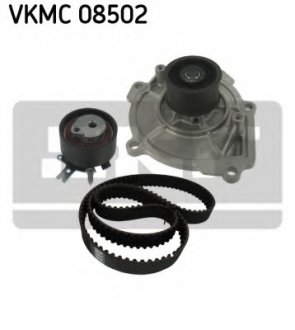 Комплект ГРМ, пас+ролик+помпа SKF VKMC 08502