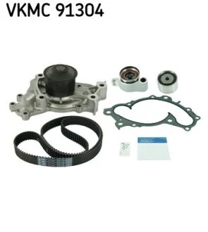 Ремень ГРМ, комплект с водяным насосом SKF VKMC 91304