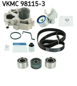 Ремень ГРМ, комплект с водяным насосом SKF VKMC 98115-3