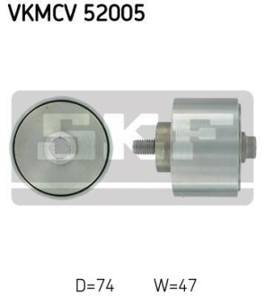 Ролик обводной ремня поликлинового (приводного) SKF VKMCV 52005