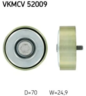 Ролик обводной ремня поликлинового (приводного) SKF VKMCV 52009