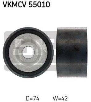 Ролик обводной ремня поликлинового (приводного) SKF VKMCV 55010