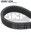 Поликлиновый ремень SKF VKMV 6DK1853