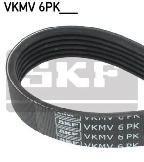 Поликлиновый ремень 6PK1173 SKF VKMV 6PK1173 (фото 1)