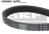 Поликлиновый ремень 6PK1253 SKF VKMV 6PK1253 (фото 1)