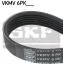 Поликлиновый ремень 6PK1257 SKF VKMV 6PK1257