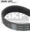 Поликлиновый ремень 6PK1592 SKF VKMV 6PK1592 (фото 1)