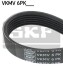 Поликлиновый ремень 6PK1637 SKF VKMV 6PK1637 (фото 1)