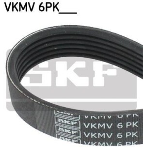 Поликлиновый ремень 6PK1637 SKF VKMV 6PK1637