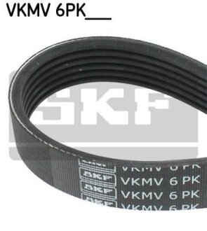 Поликлиновый ремень 6PK1762 SKF VKMV 6PK1762 (фото 1)