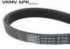 Поликлиновый ремень 6PK1846 SKF VKMV 6PK1846 (фото 1)