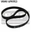 Поликлиновый ремень 6PK953 SKF VKMV 6PK953