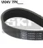 Ремінь поліклиновий 7PK1749 SKF VKMV7PK1749 (фото 1)