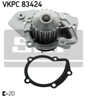 Помпа водяная SKF VKPC 83424