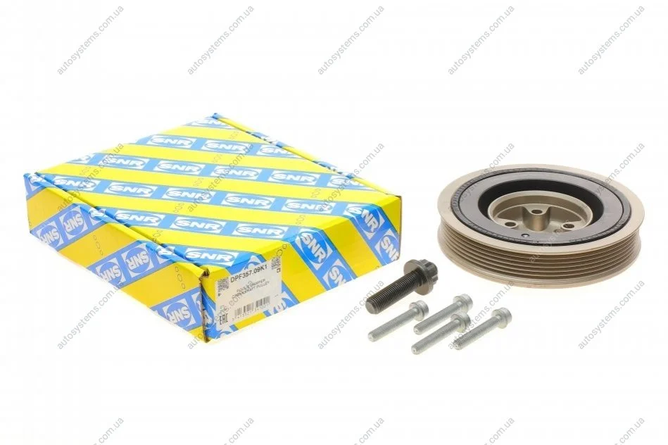 Шків колінвалу VW Caddy II/T4 1.9TDI (6PK) SNR NTN DPF357.09K1 (фото 1)