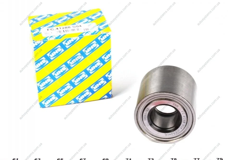 Підшипник маточини (задньої) Renault Megane II/Scenic II (25x55x48) SNR NTN FC.41288.S04 (фото 1)