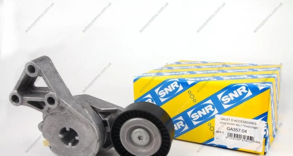 Натяжник ременя генератора VW T5 1.9TDI 03- SNR NTN GA357.04 (фото 1)