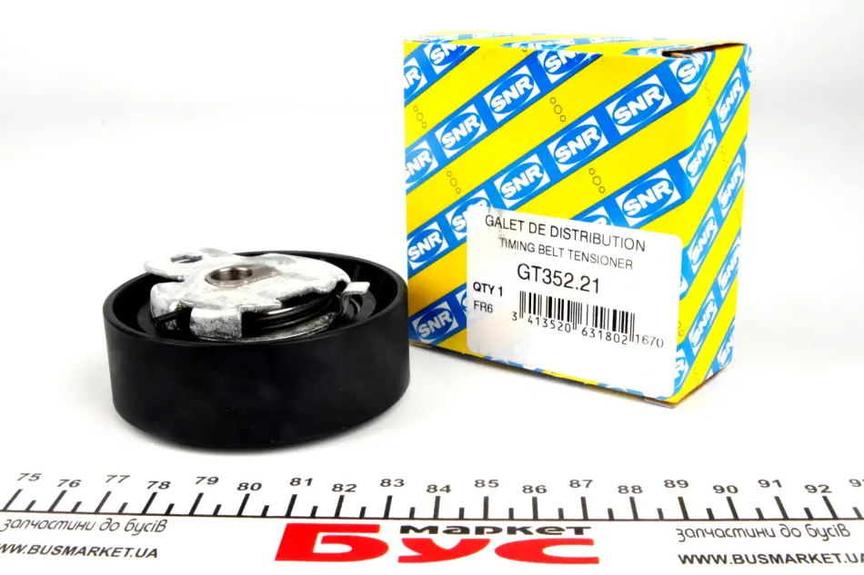 Ролик ГРМ Ford Connect 1.8TDI/DCi 02- (натяжной) (SNR NTN GT35221 (фото 1)