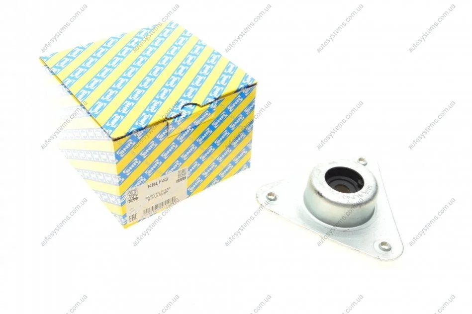 Подушка амортизатора (переднього) Renault Clio III/IV 05- SNR NTN KBLF43 (фото 1)