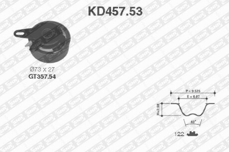 Комплект ремня ГРМ SNR NTN KD45753