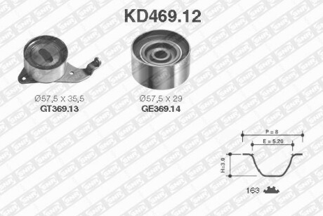 Комплект ремня ГРМ SNR NTN KD46912